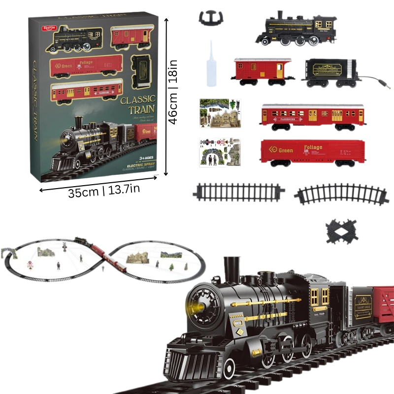 Ensemble de rails pour train électrique à vapeur en plastique ABS