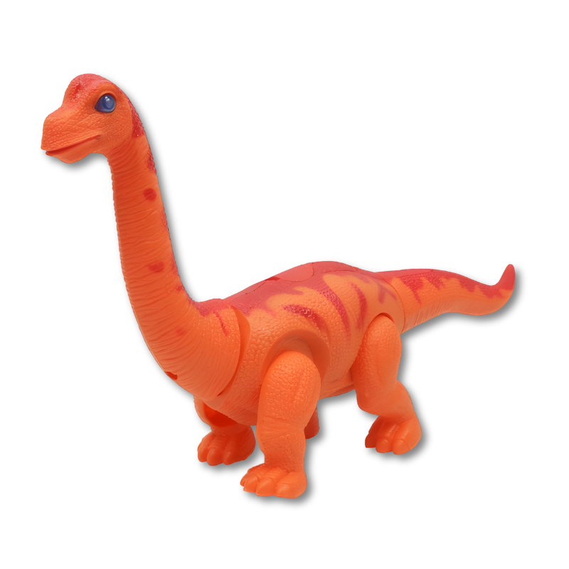Dinosaure projetant des images colorées sur les murs