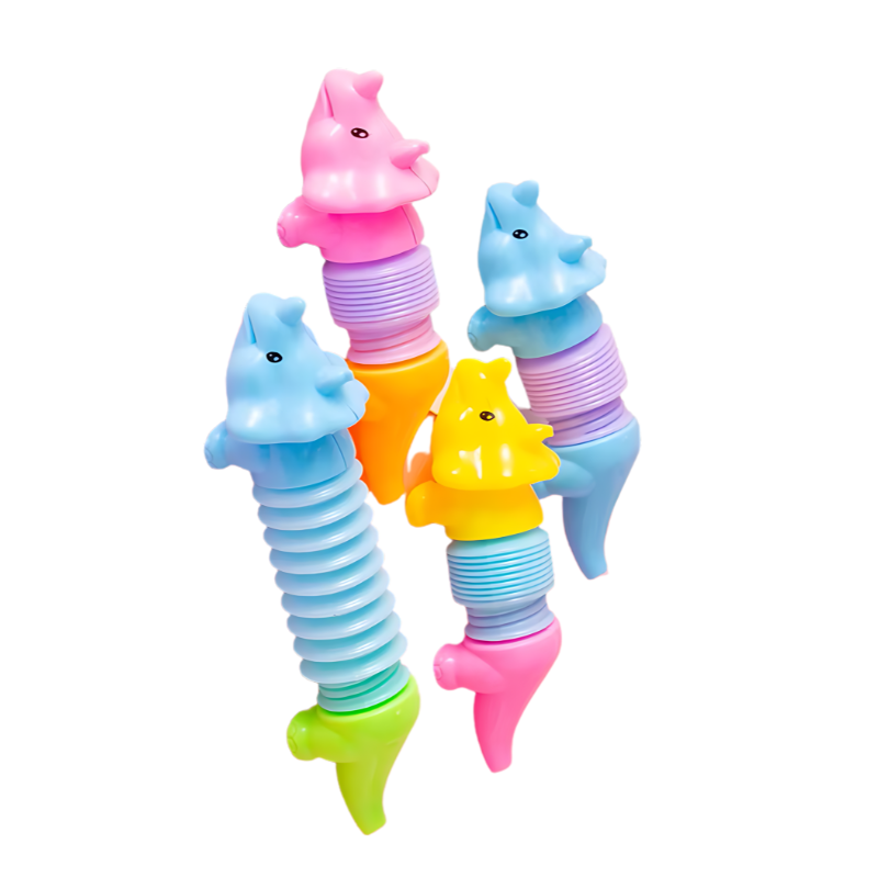 Pack de quatre dinosaures extensibles pour jeu interactif