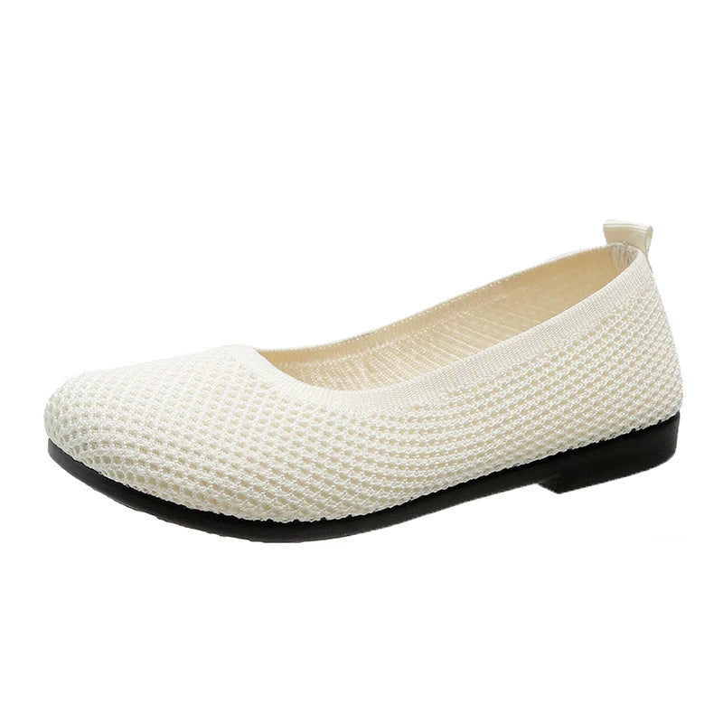 Vue arrière des ballerines montrant la finition
