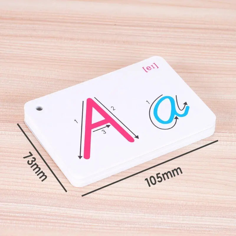 Ensemble de cartes Montessori pour apprendre les lettres de l'alphabet