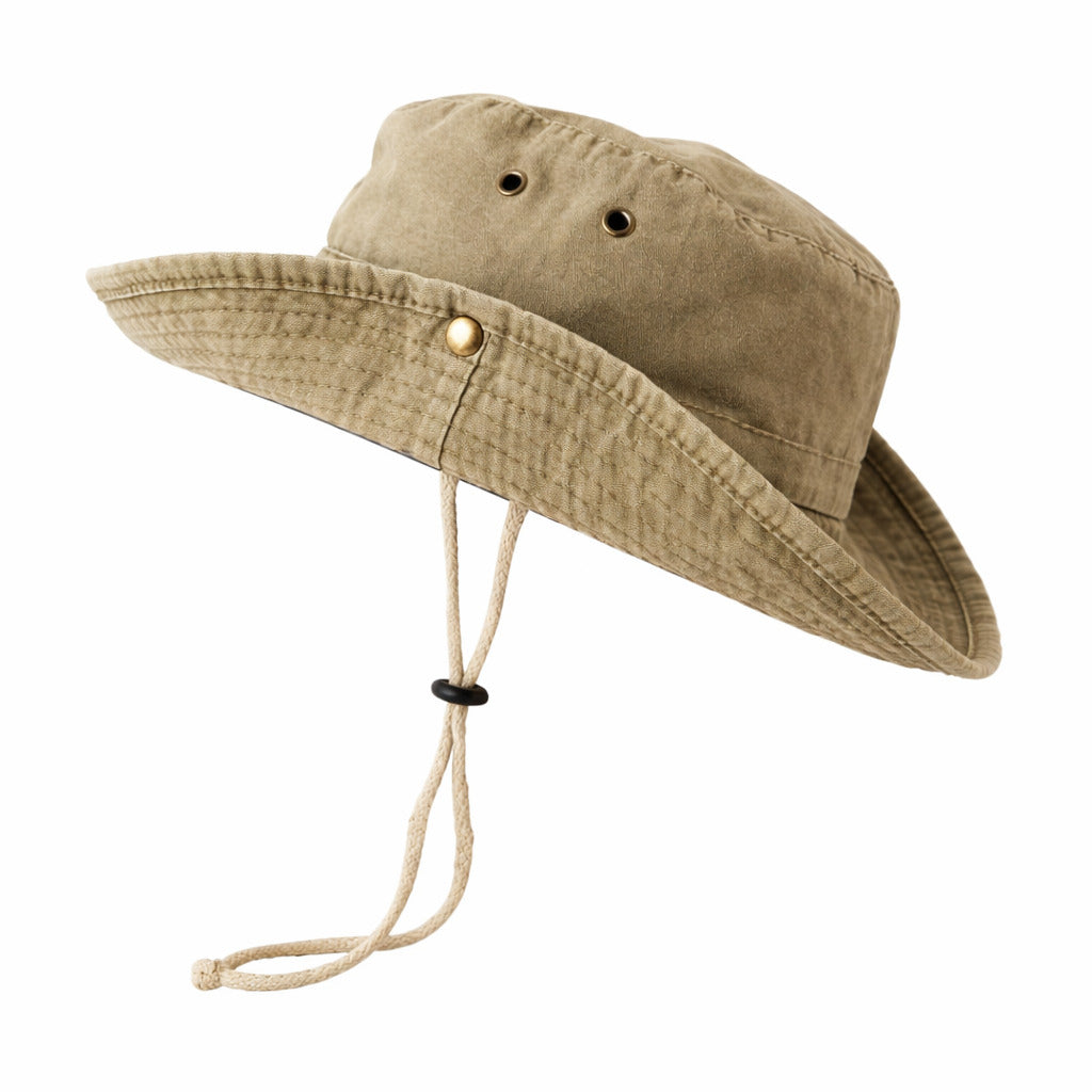Chapeau léger en polyester, idéal pour l'aventure