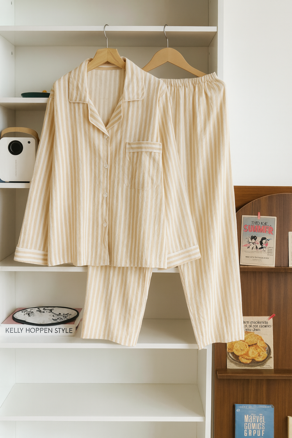 Détail du col classique de la chemise
