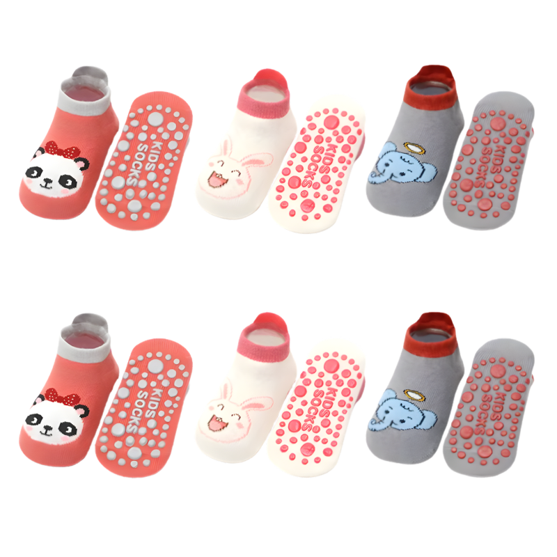 Chaussettes pour filles avec motifs colorés et amusants