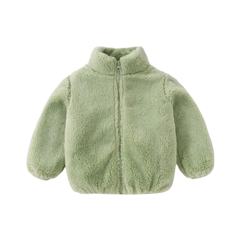 Veste enfant verte, confort quotidien assuré