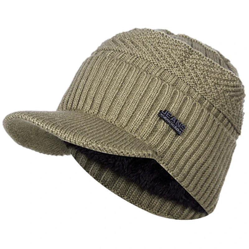 Détail de la visière du bonnet, protection contre le soleil