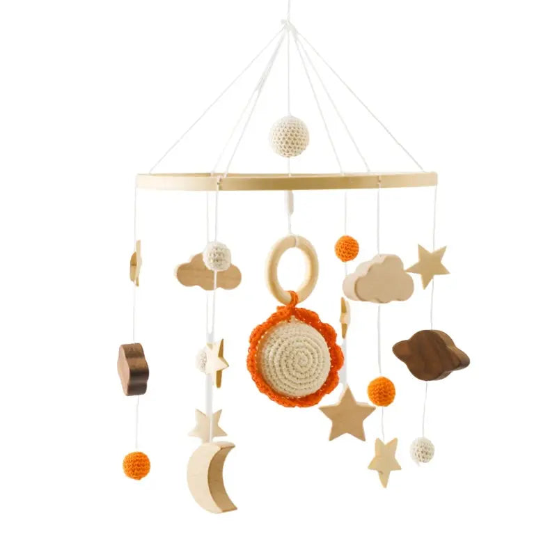 Mobile en Bois pour Bébé mobile bois pour berceau vue du matériau vue 37