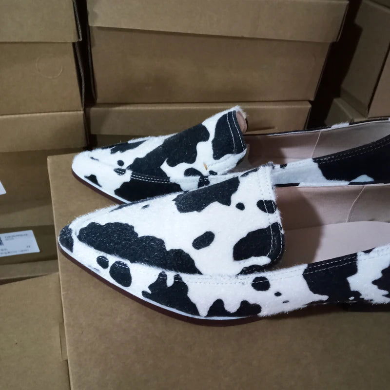 Mocassins avec semelle légère, vue de dessus
