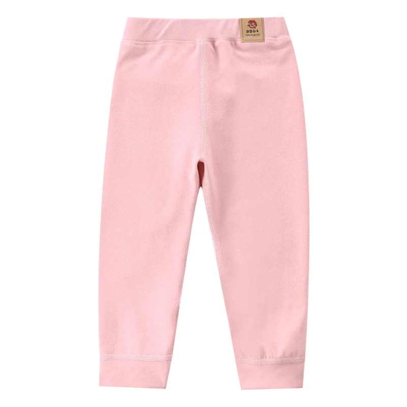 Pantalon polaire rose pour enfant, vue latérale