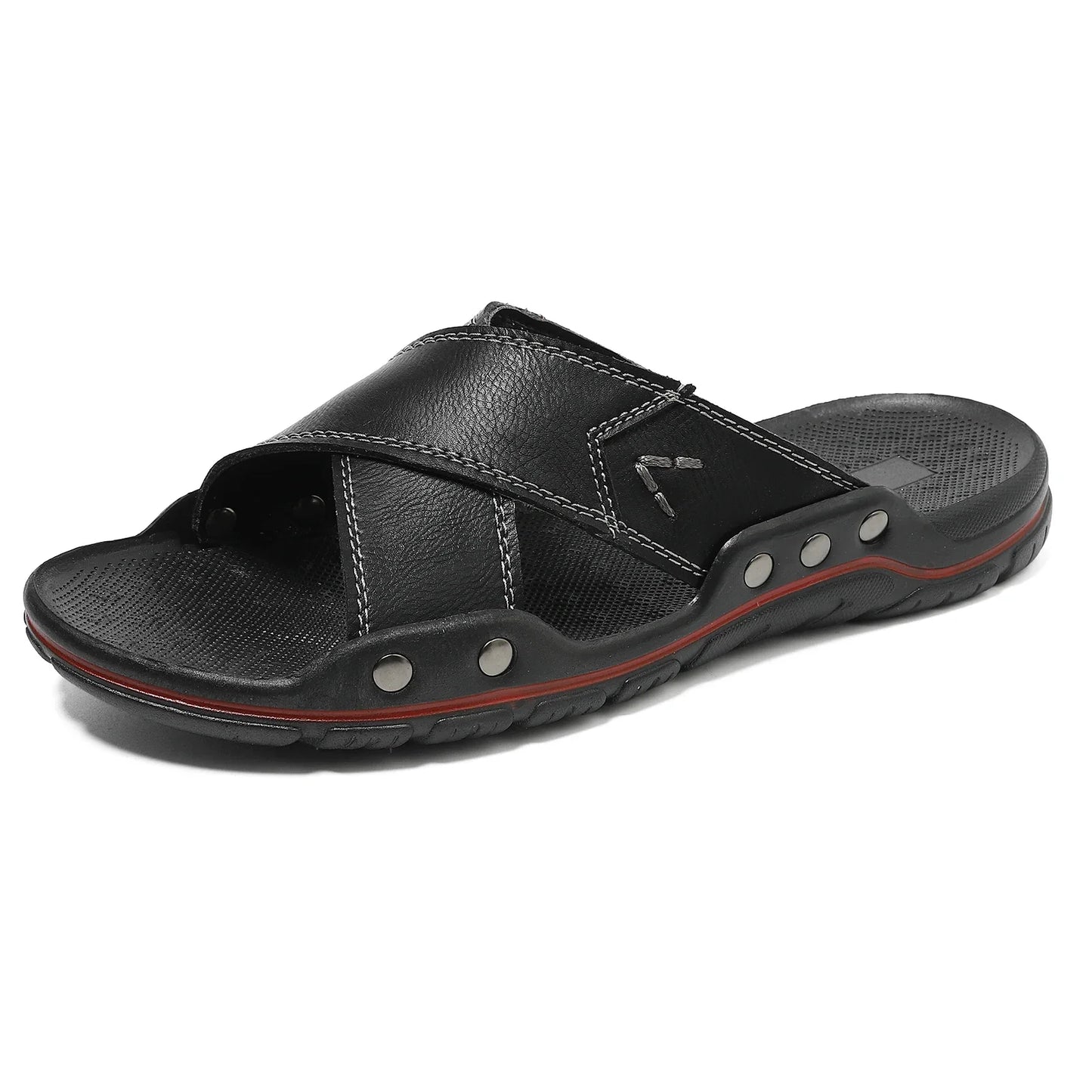 Intérieur doux des sandales pour confort pieds nus
