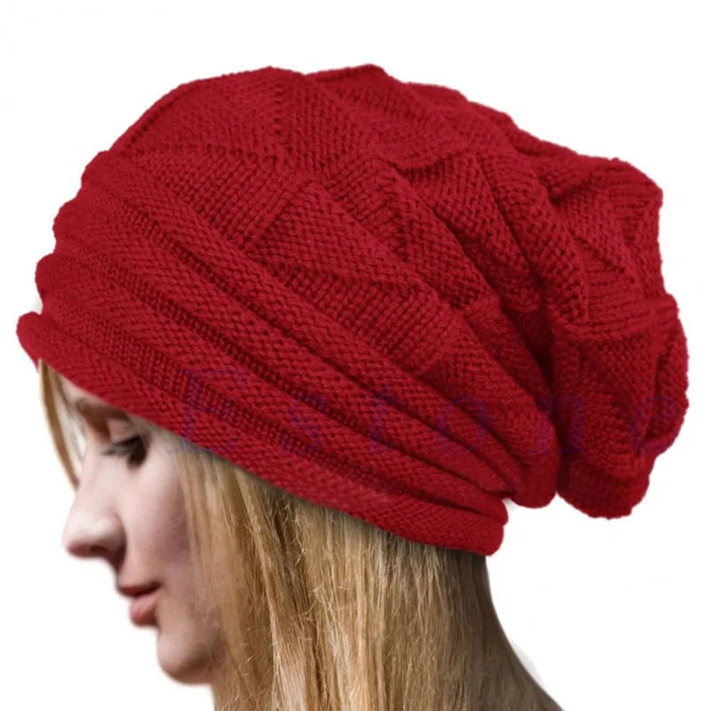 Vue de dessus du bonnet avec motif torsadé
