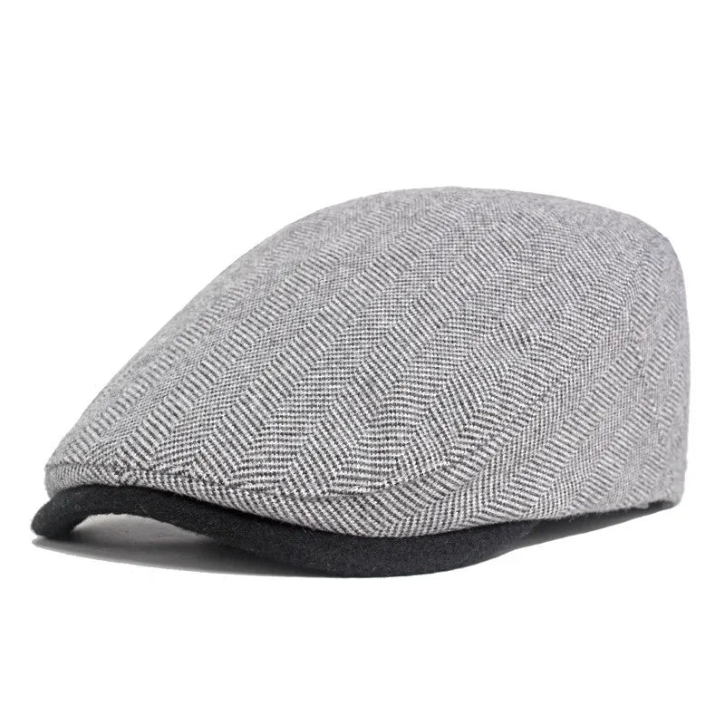 Béret ajustable pour homme, couleur sobre et classique
