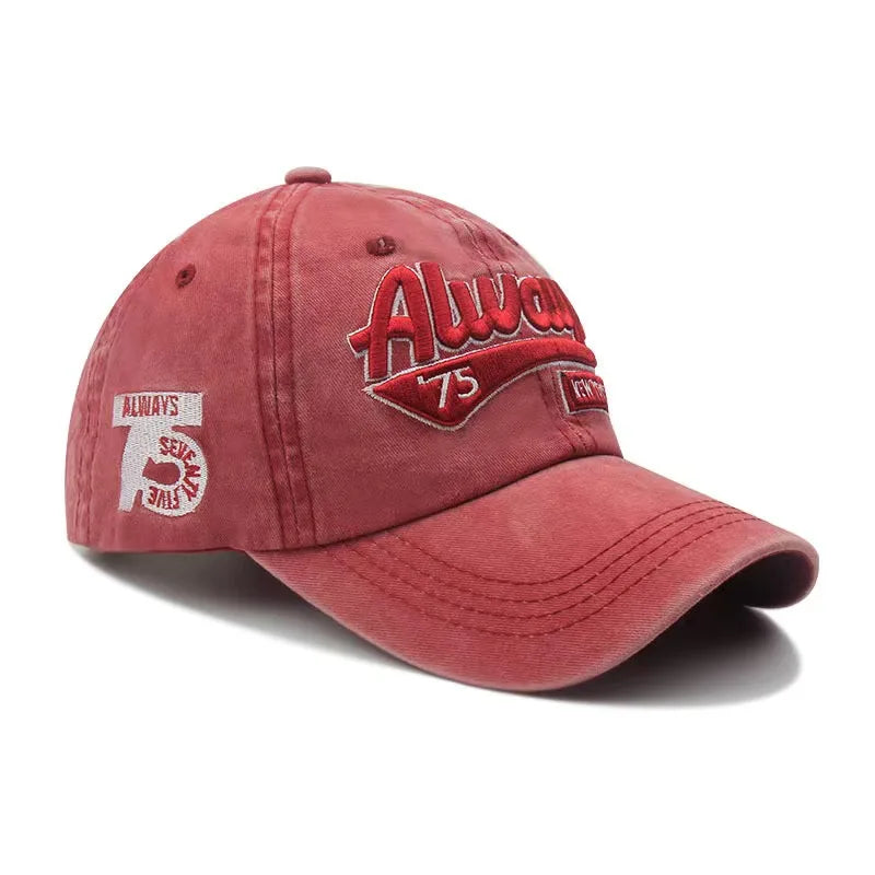 Casquette vue de dessus montrant la finition des coutures