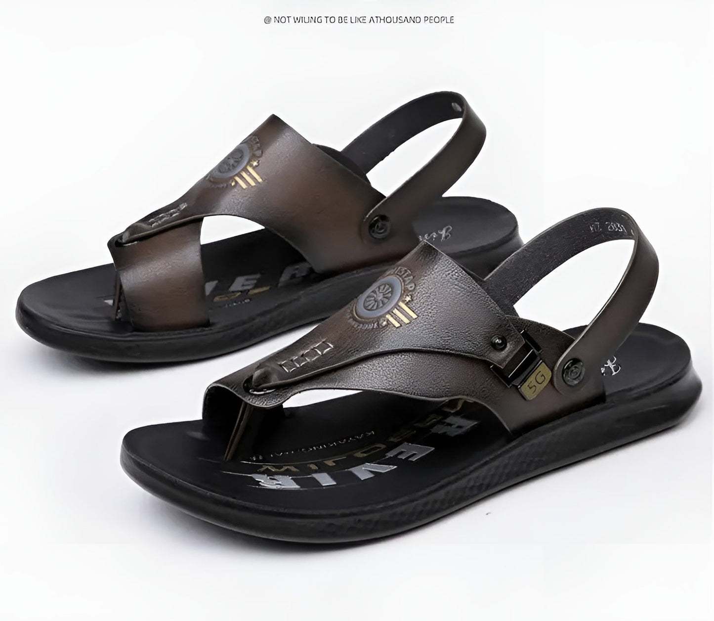 Sandales homme avec design moderne et épuré