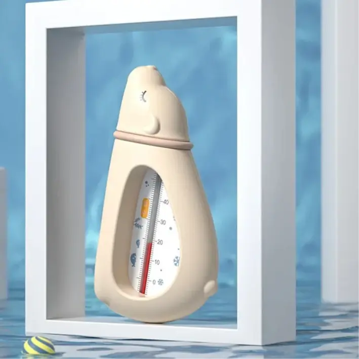 Thermomètre de bain en plastique durable, idéal pour les jeunes enfants