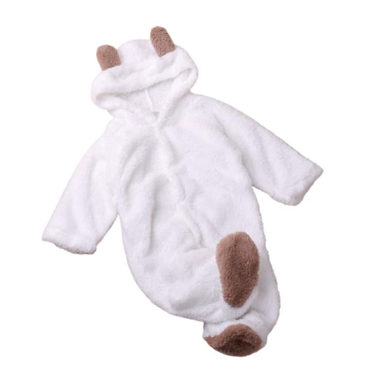 Combinaison bébé blanche, idéale pour nouveau-né
