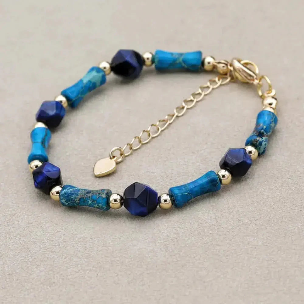 Chaînette réglable en plaqué or du bracelet