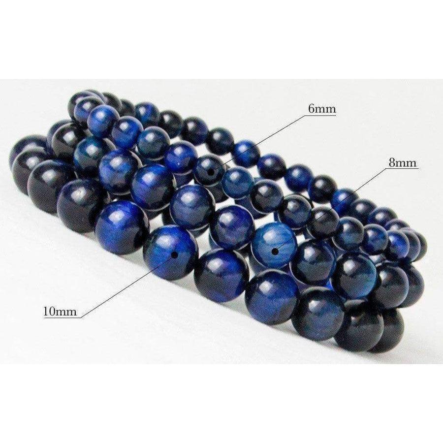 Détail des perles lisses et brillantes du bracelet protecteur