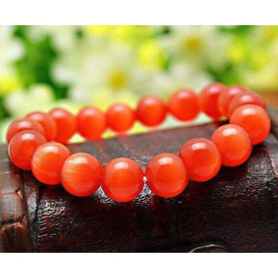 Perles d'opale de feu, texture et couleur vibrantes