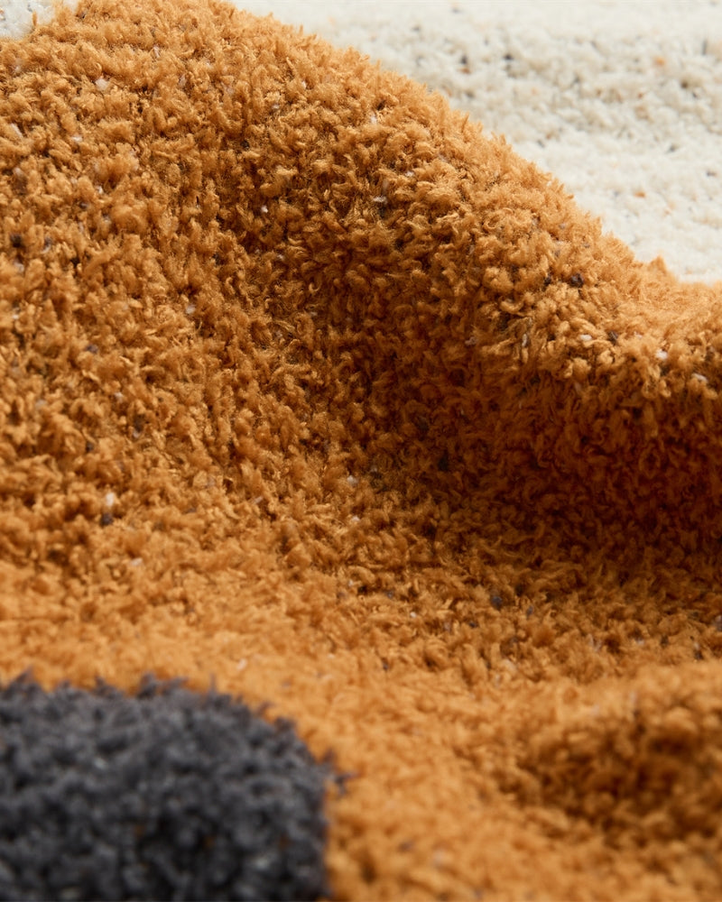 Texture douce et moelleuse de la couverture en gros plan