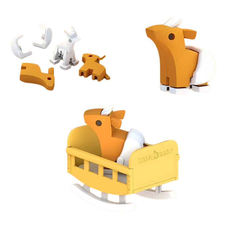 Puzzle vache 3D, adapté aux jeunes enfants