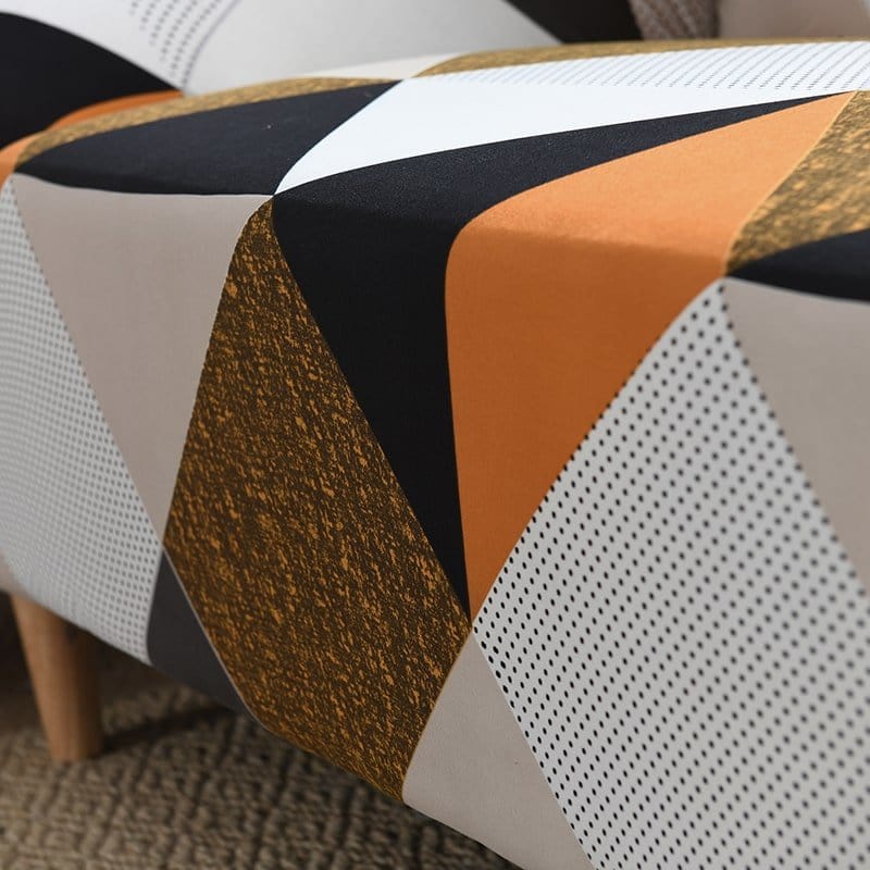 Vue de côté montrant la texture douce du tissu