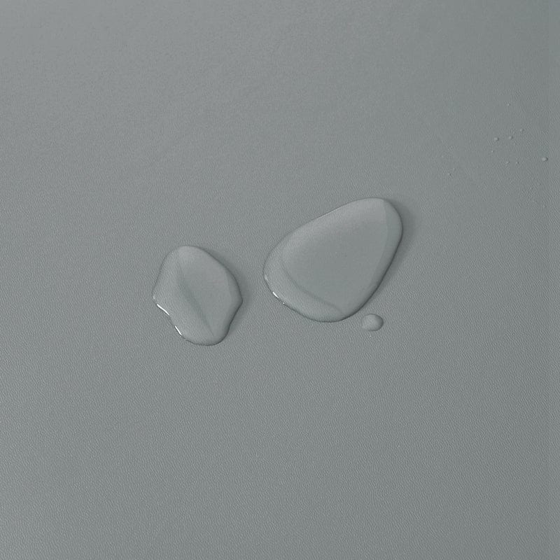 Housse en similicuir gris, protection anti-taches
