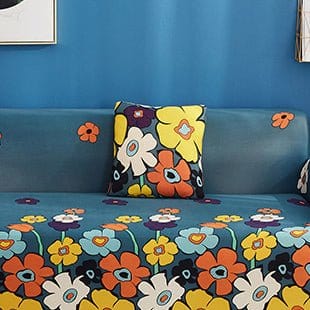 Housses de coussin extensibles sur canapé moderne, 45x45 cm