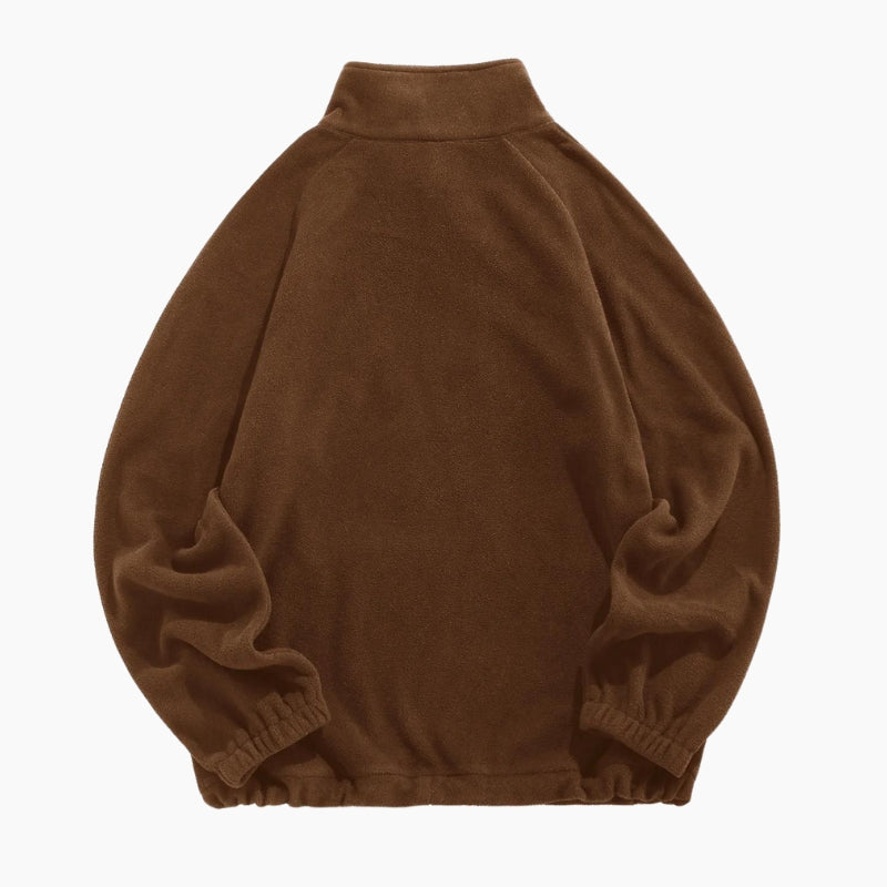 Pull marron en Pilou Pilou avec inscription California