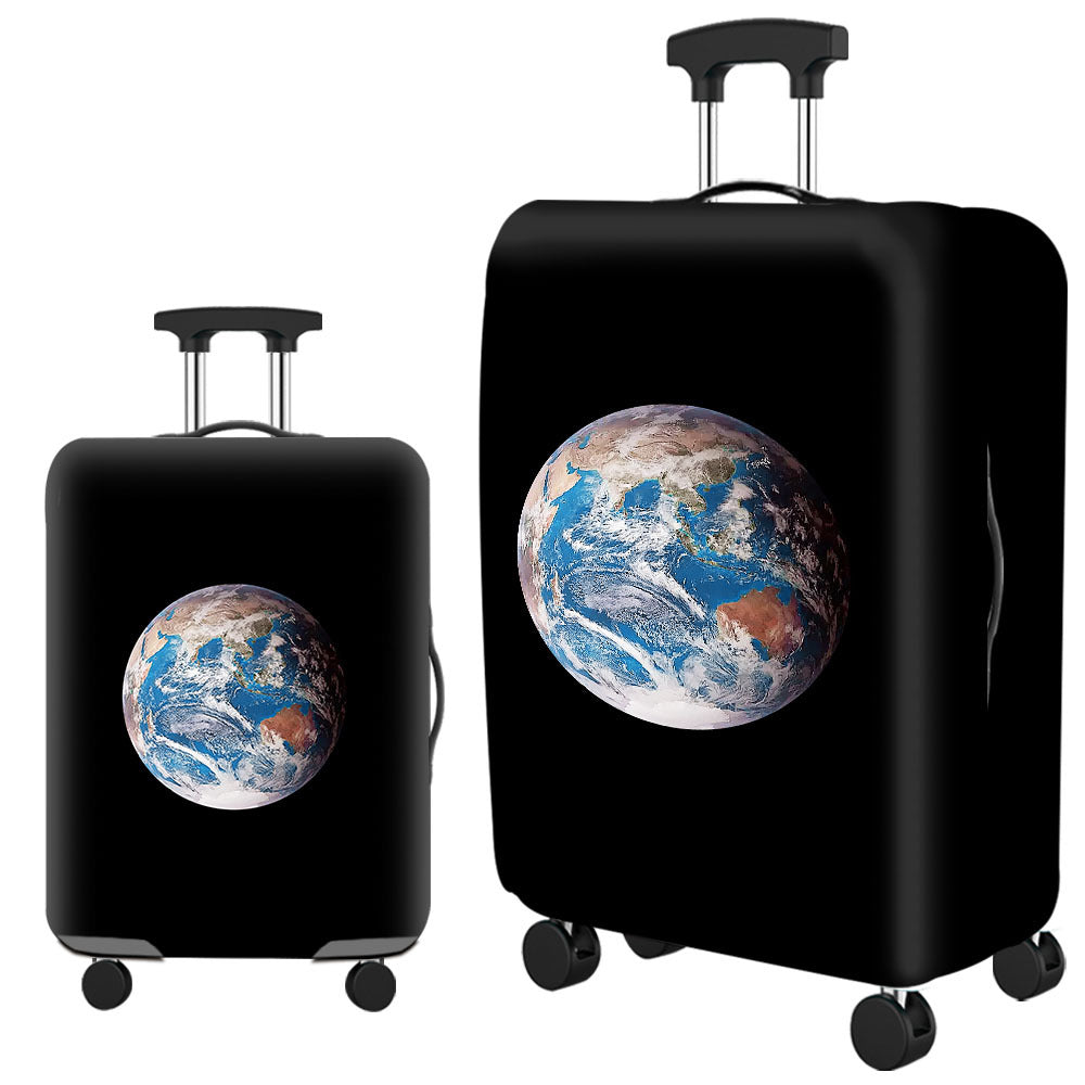 Housse de valise en Lycra imperméable sur une valise