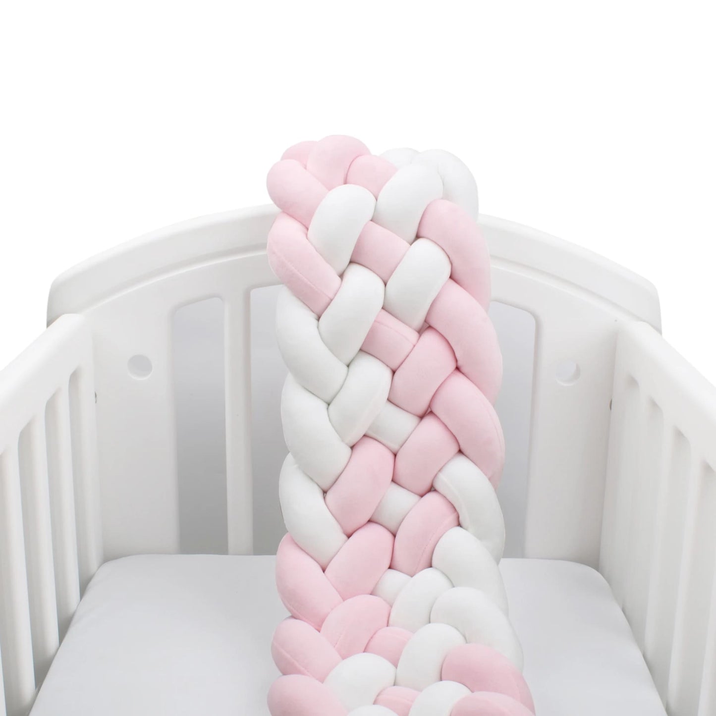 Détail du tissu velours doux du tour de lit