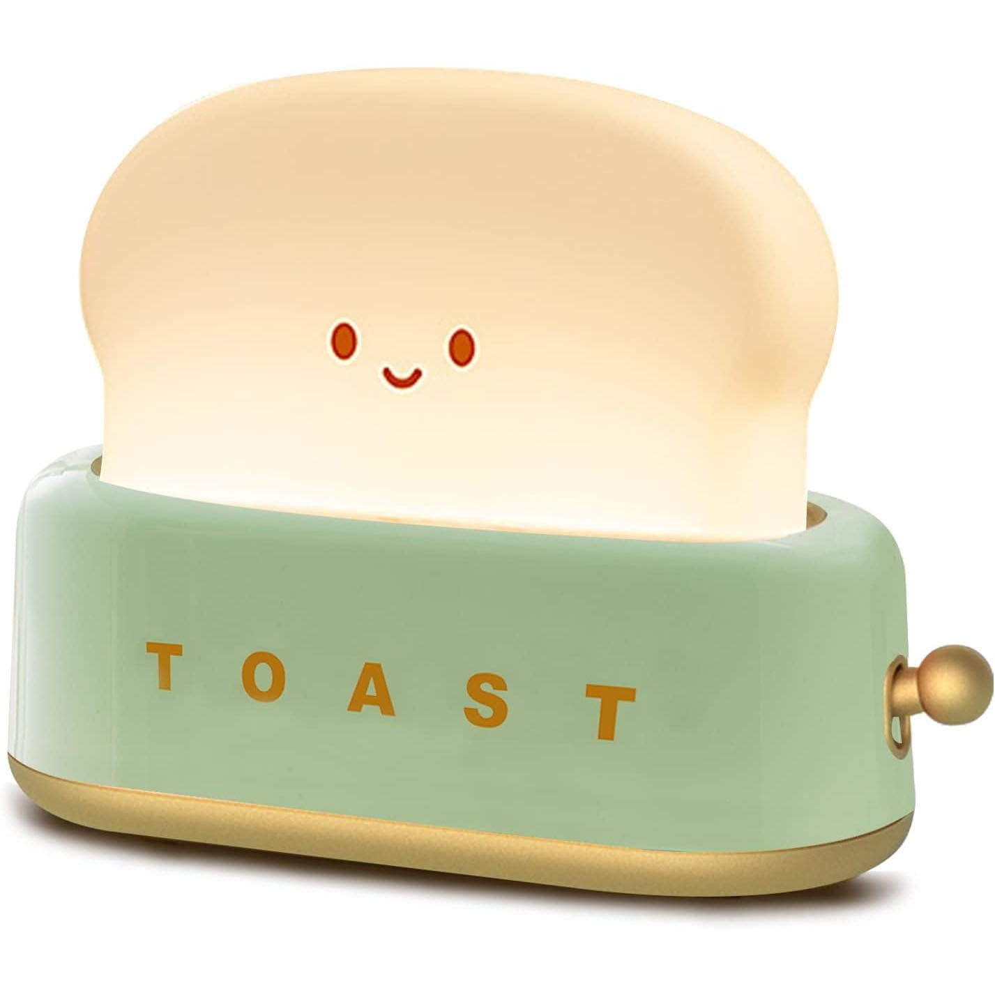 Veilleuse LED verte avec design ludique et fonctionnel