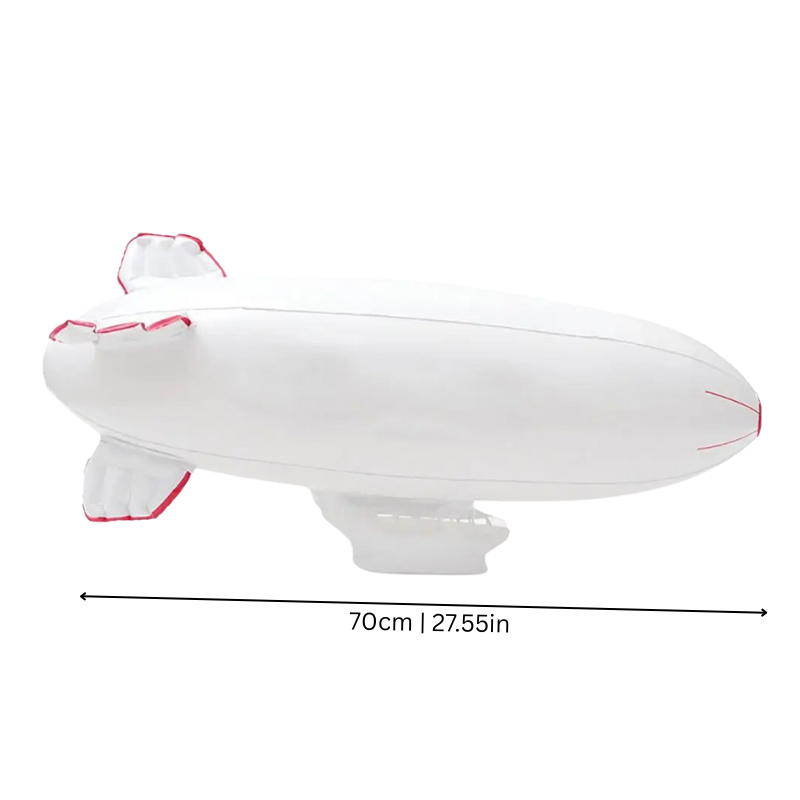 Vaisseau gonflable blanc de 70 cm pour aventures imaginaires