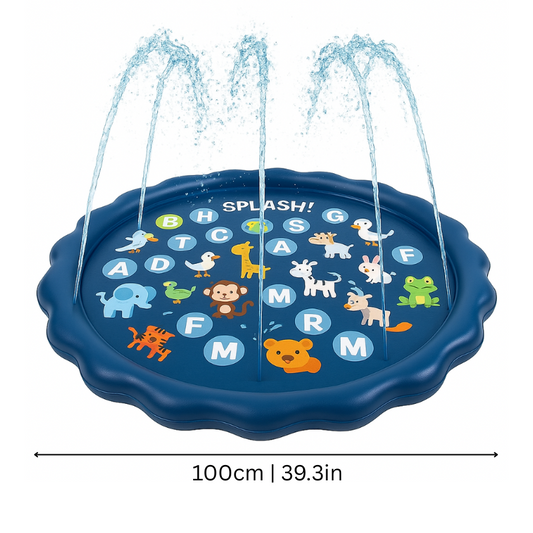 Tapis d'eau de 100 cm avec motifs éducatifs