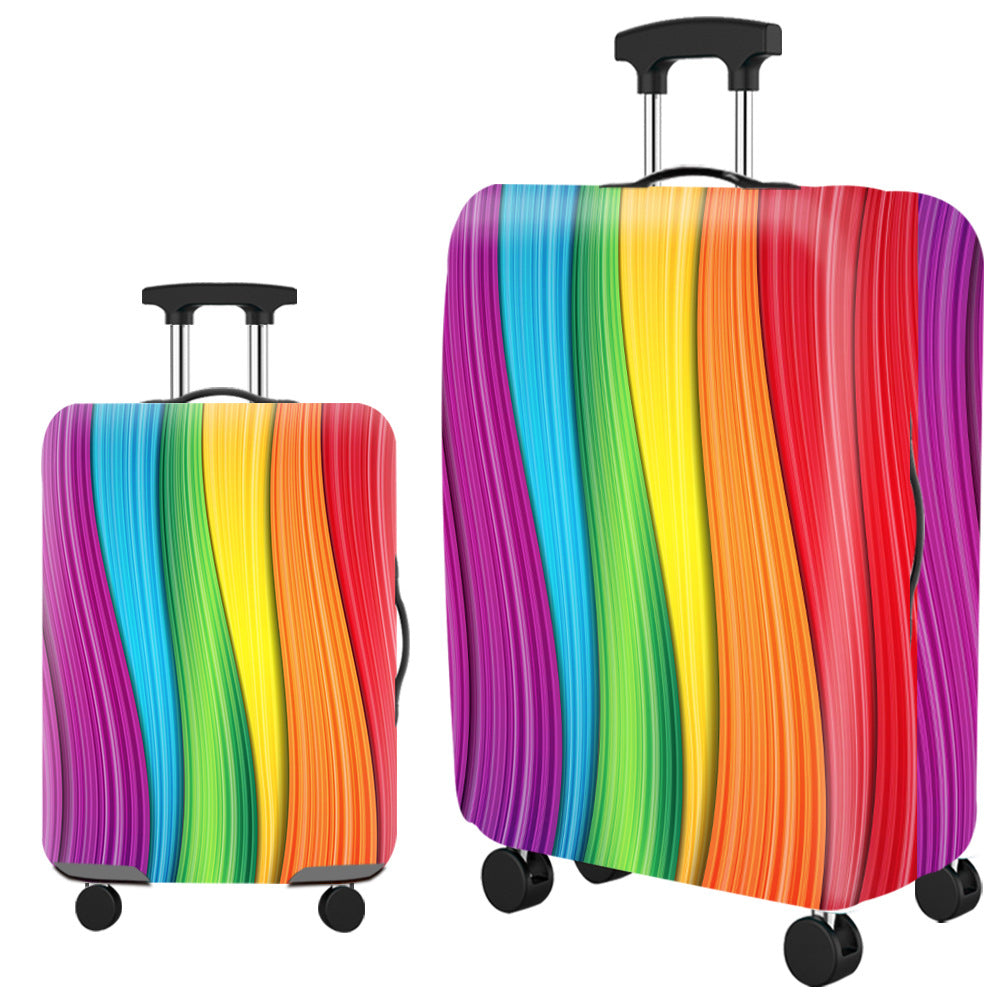 Housse de valise colorée en Lycra imperméable sur valise