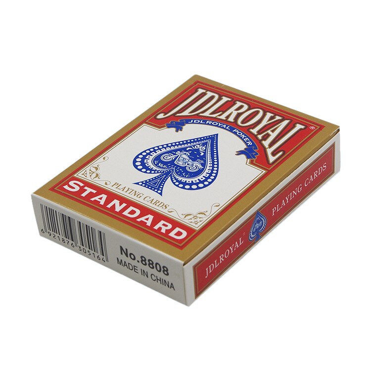 Gros plan sur texture plastifiée des cartes de jeu