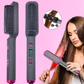 Cheveux lissés avec volume naturel après utilisation de la brosse