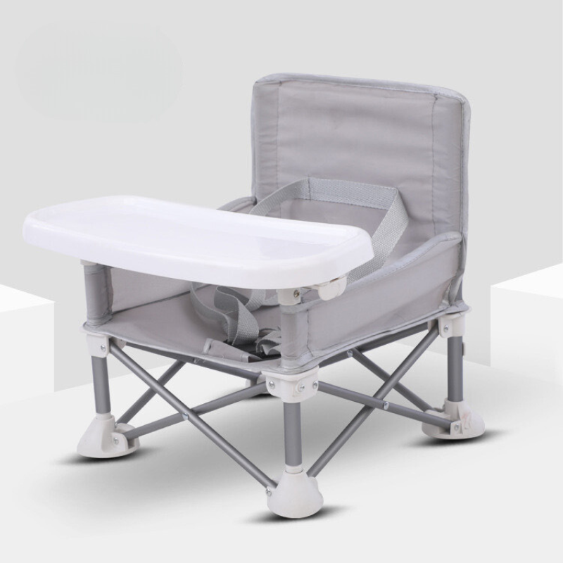 Chaise pliable pour enfants avec accoudoirs en tissu résistant