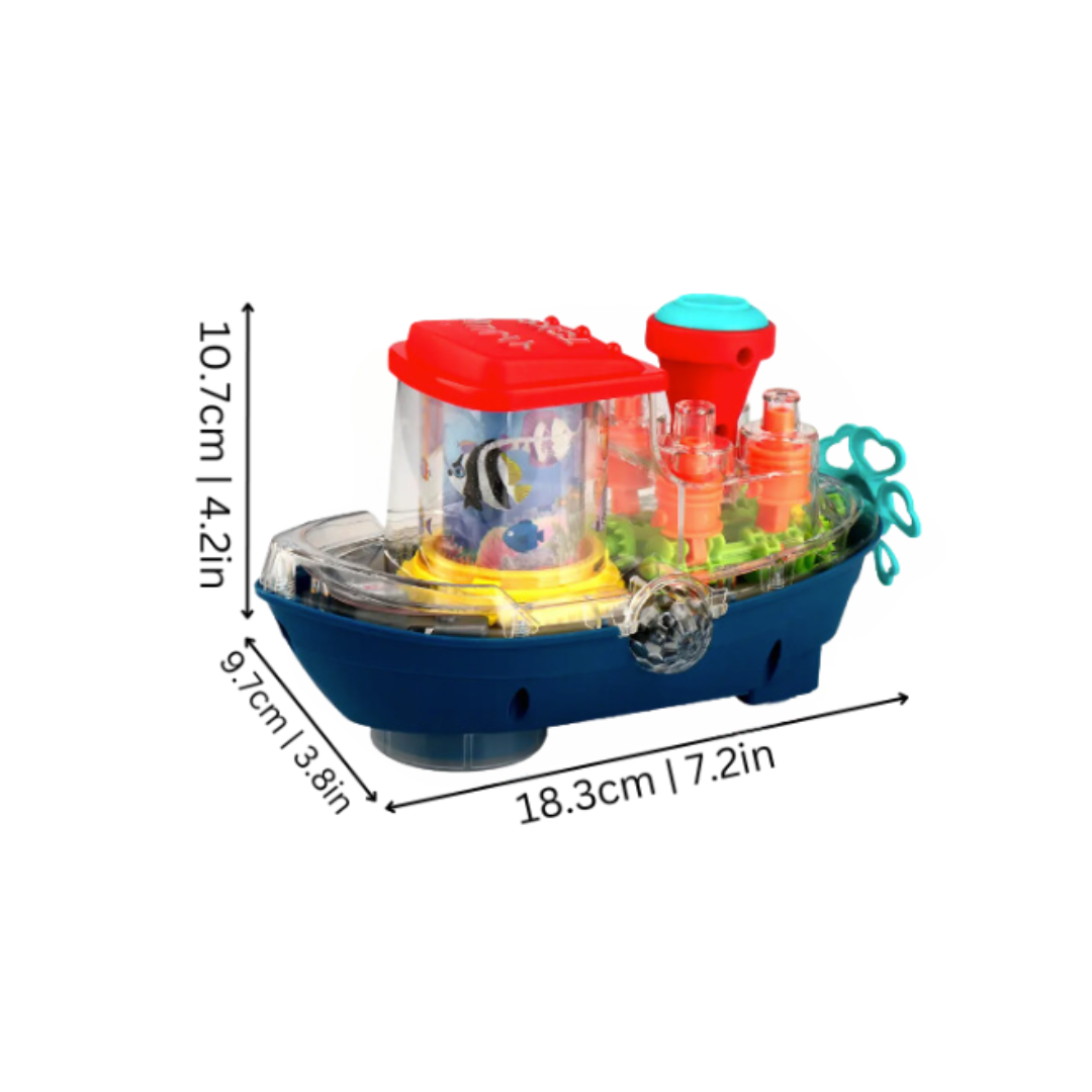 Enfant jouant avec un jouet éducatif lumineux et sonore