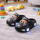 Chaussons voiture avec LED, vue de côté