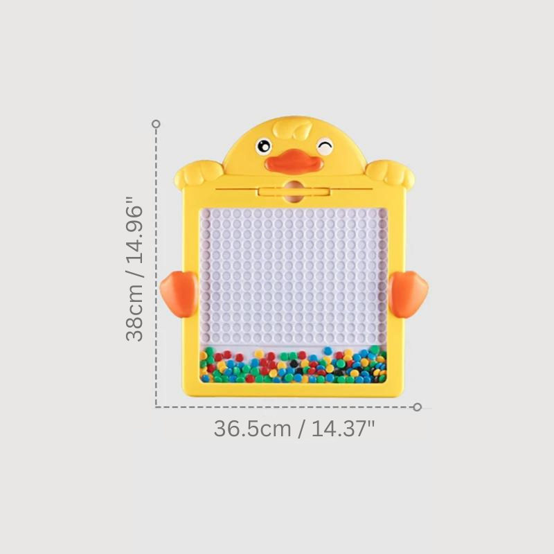 Tableau magnétique avec boutons colorés et stylo inclus
