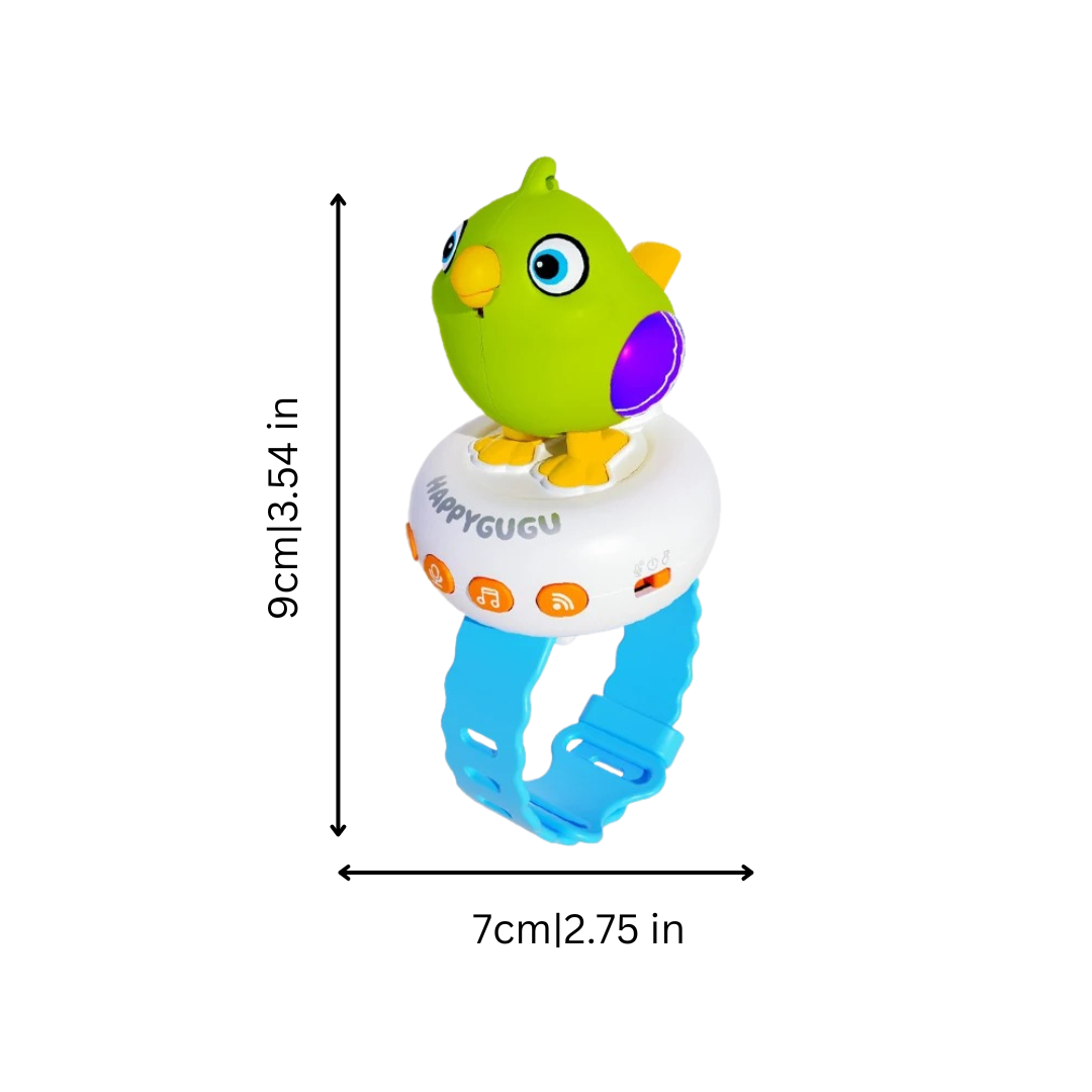 Montre pour enfants avec ailes colorées et écran interactif