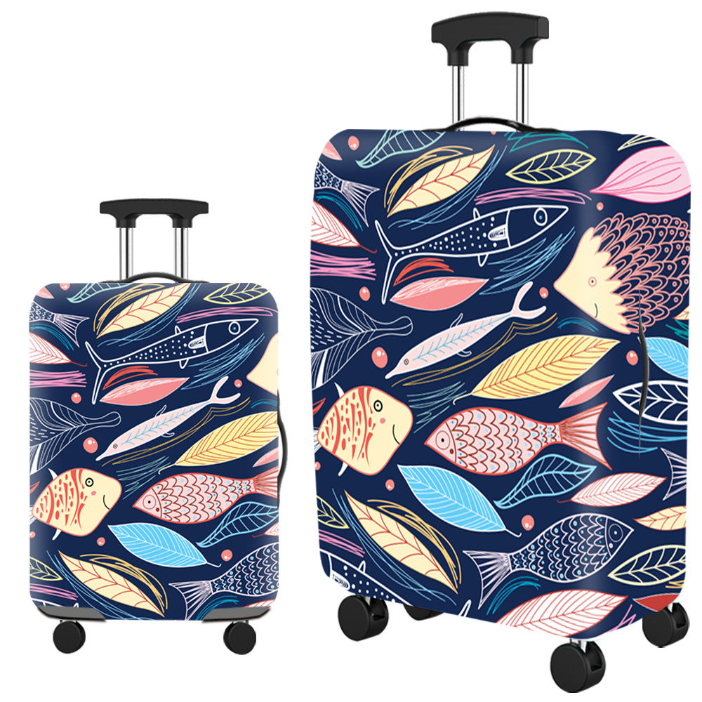 Housse de valise en Lycra avec motifs colorés