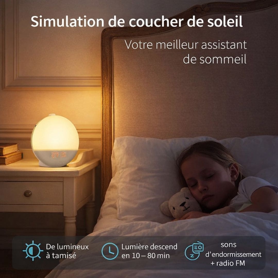 Gros plan sur les boutons de contrôle du volume et de l'alarme