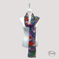 Foulard coloré drapé sur un mannequin, style bohème