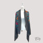 Vue d'ensemble du foulard en polyester et coton