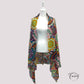 Foulard mandala multicolore en coton, motifs bohèmes
