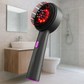 Peigne LED avec lumière rouge et micro-vibrations activées