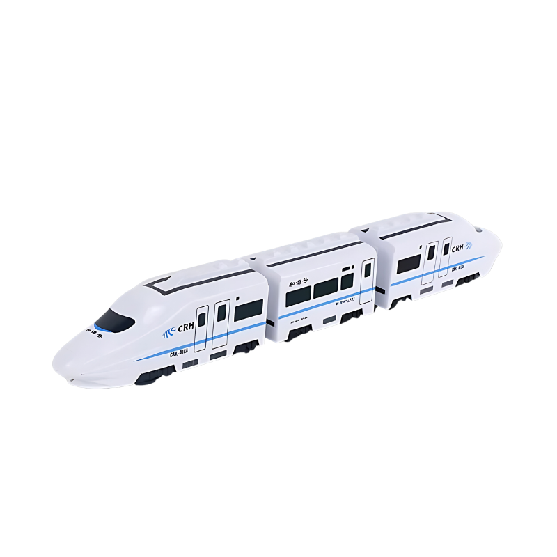 Train avec trois wagons, adapté pour jeu intérieur et extérieur