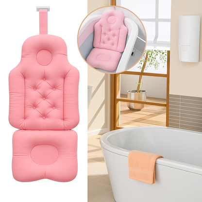 Oreiller de bain et tapis assorti, ensemble complet prêt à l'emploi